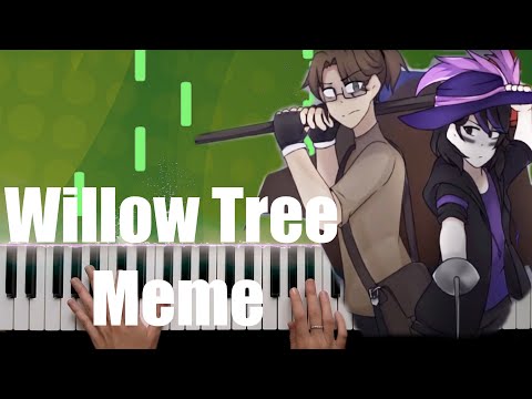 Willow tree meme ft. Piggy - Flipaclip (Piano Cover)