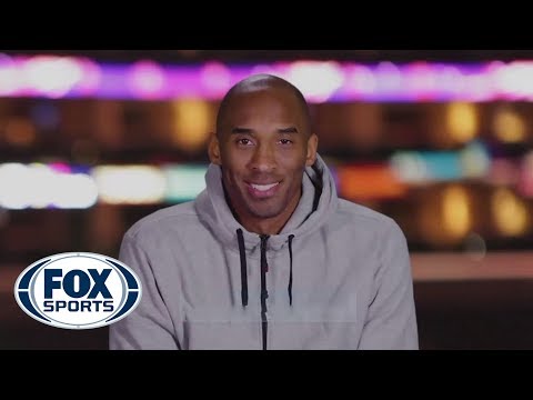 Kobe congratulates Ben Wallace on jersey retirement