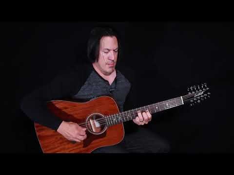 Sawtooth Mahogany Series 12-String Acoustic-Electric Dreadnought Guitar image 9