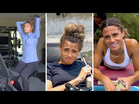 Sydney McLaughlin-Levrone training for Tokyo Olympics