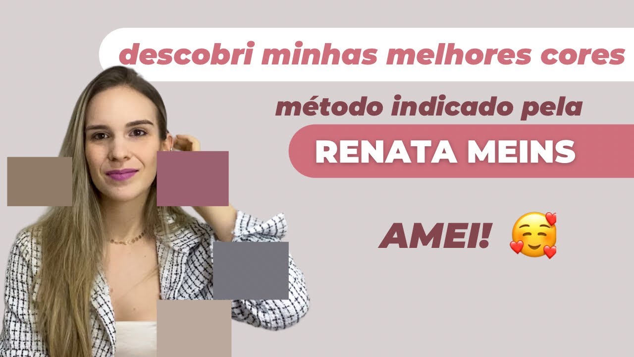 Descubra sua paleta de cores - método Renata Meins (David Zyla)
