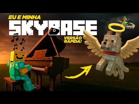 EU e minha SKYBASE - Paródia Minecraft (Indawgnito) (Somewhere Only We Know - Keane) #minecraft