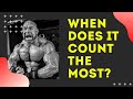 When Do You Need to Buckle Down the Most?