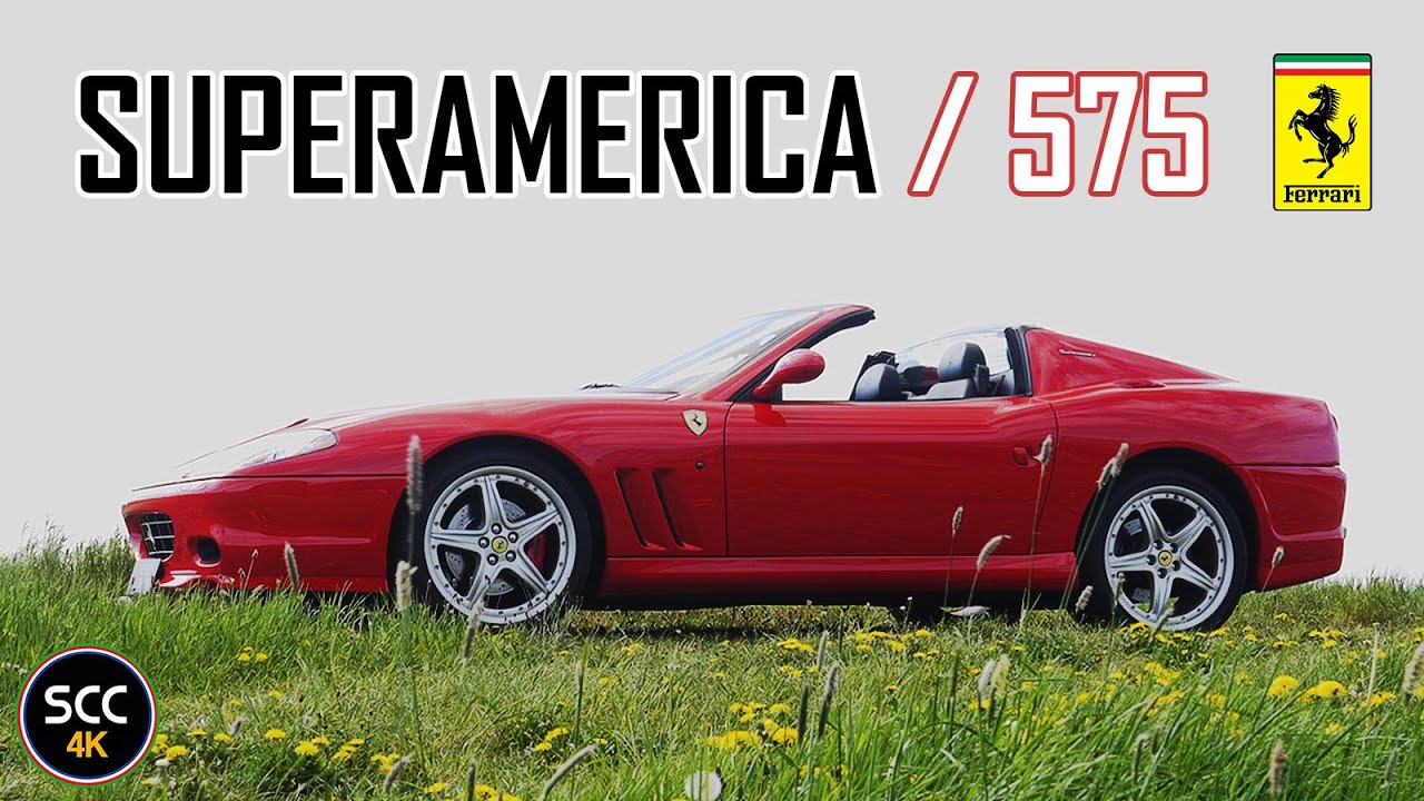 FERRARI 575 SUPERAMERICA | 4K | Test drive in top gear with 575M V12 engine sound - 540 BHP | SCC TV
