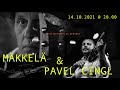 Mäkkelä featuring Pavel Cingl with violin Folk Noir live at Artliners 14.10.2021