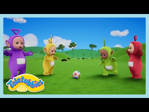 The Teletubbies Play Football | Teletubbies | Wildbrain Little Ones