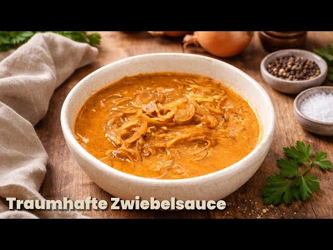 Wow! 🧅✨ Diese karamellisierte Zwiebelsauce macht aus Beilagen ein Essen