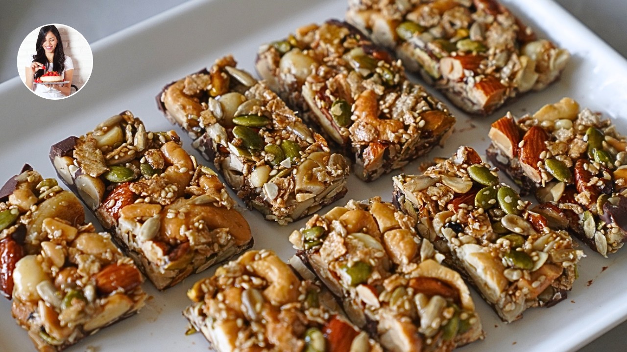 Barritas Energéticas Caseras -Sin Harinas, Sin Gluten - No las compres más!| Auxy