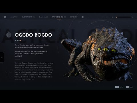 Star Wars Jedi: Fallen Order - How to beat Oggdo Bogdo Mini Boss at First Encounter!