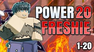 The Fake Freshie Build Progression (1-20) | Deepwoken