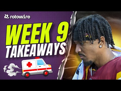 Thumbnail for The Biggest Fantasy Football Takeaways From NFL Week 9