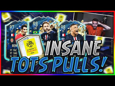INSANE LIGUE 1 TOTS PACK OPENING! CRAZY REDLIST PACK LUCK!! FIFA 20 Ultimate Team