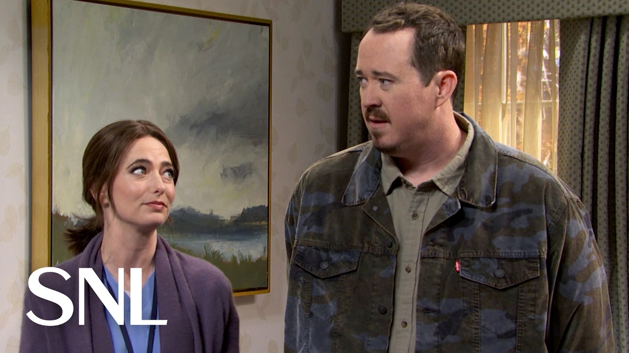 SNL sketch depicts Shane Gillis visiting his elderly mother in hospice