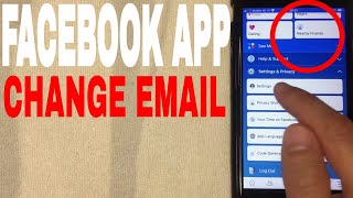 ✅  How To Change Email On Facebook App 🔴