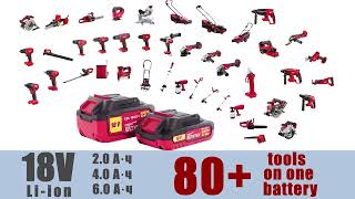 Cordless trimmer WORTEX TB 3036-1