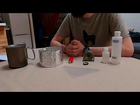 Rechaud a alcool Vargo + astuces