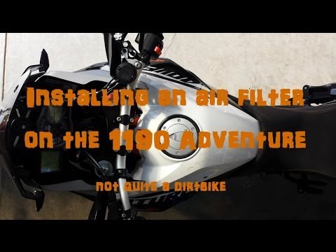 KTM 1190 Adventure R Unifilter install