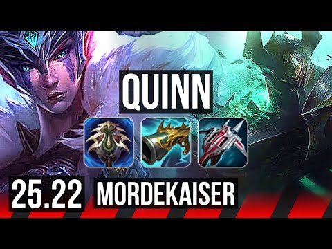 QUINN vs MORDEKAISER (TOP) | 73k DMG, 5k comeback, Legendary | EUW Diamond | 25.22