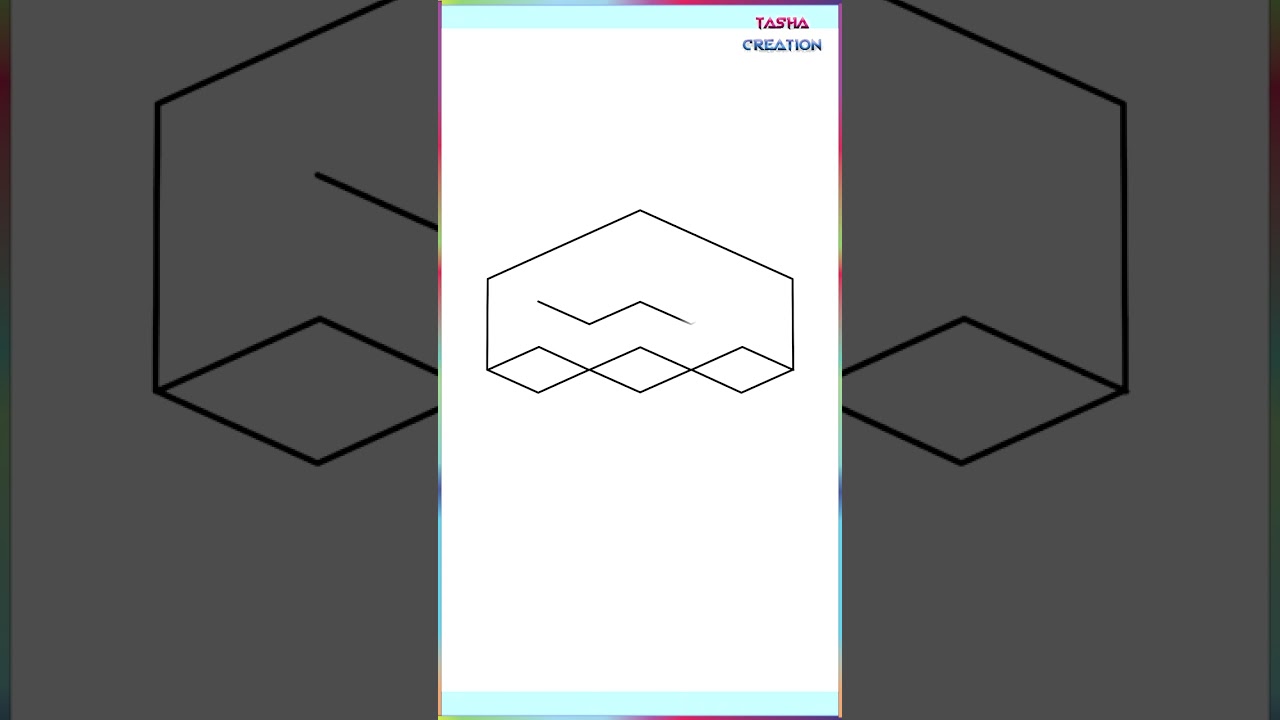 Easy Drawing in power point😎#shorts #drawing #art #drawingshorts #ZentanglePatterns