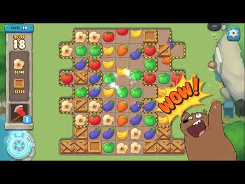 We Bare Bears match3 repairs level 70