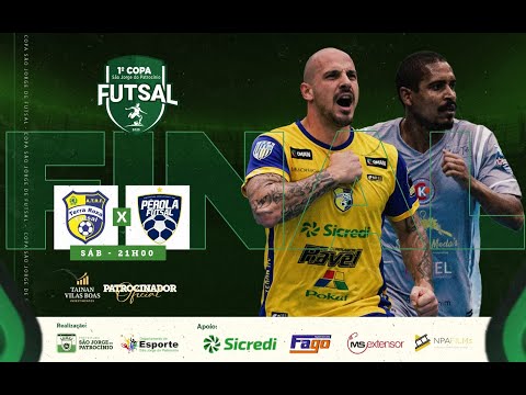 TERRA ROXA FUTSAL X PÉROLA FUTSAL GRANDE FINAL DA 1° COPA SÃO JORGE DO PATROCÍNIO DE FUTSAL REGIONAL