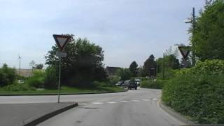 preview picture of video 'Driving Along Rue Marcel Le Goff  (D264), Carhaix-Plouguer, Finistère, France 31st May 2012'