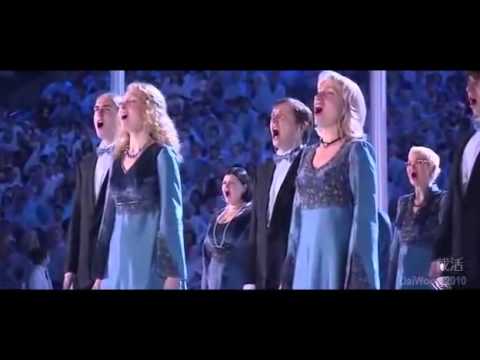 Хор Минина исполняет Гимн России a capella (2010)