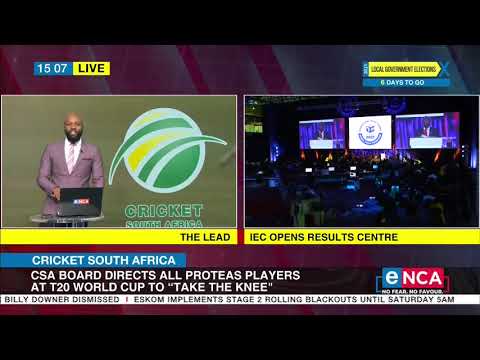 CSA Board directs all Proteas players at T20 World Cup to "take a knee"