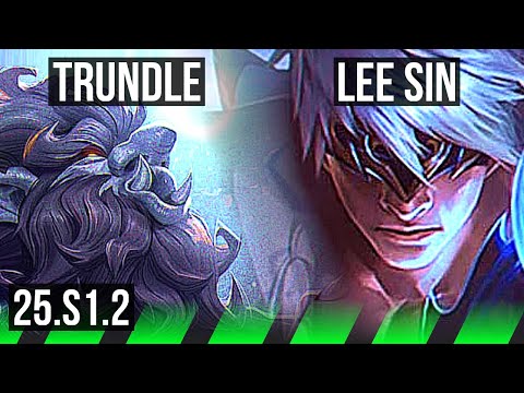 TRUNDLE vs LEE SIN (JGL) | Rank 1 Trundle | BR Grandmaster | 25.S1.2