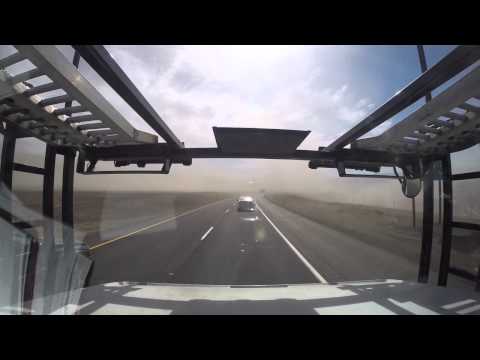 Sand storm near Moses lake wa