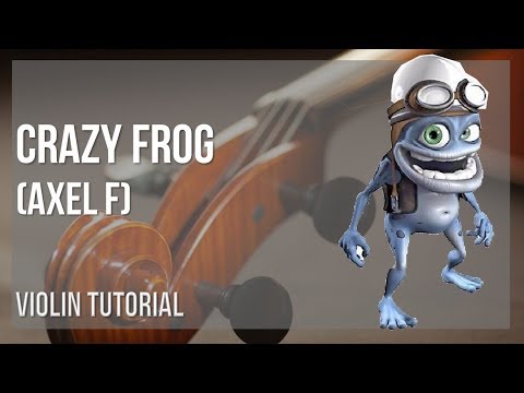 How to play Crazy Frog (Axel F) by Harold Faltermeyer on Violin (Tutorial)