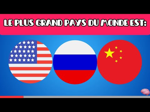 QUIZ DE GEOGRAPHIE FACILE : Aurez-vous 20/20 ?