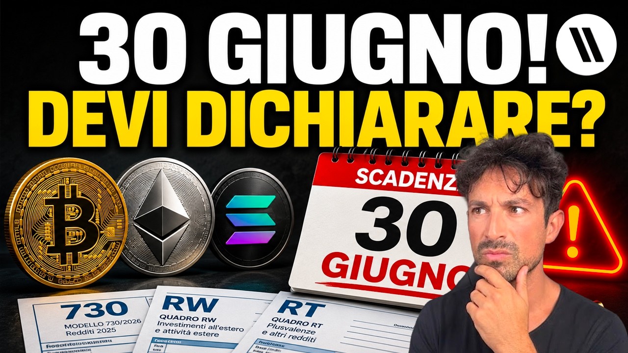 TASSE E DICHIARAZIONE CRYPTO 2026: LA GUIDA DEFINITIVA