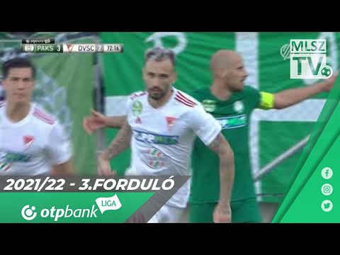 Ugrai Roland András gólja a Paksi FC – DVSC mérkőzésen