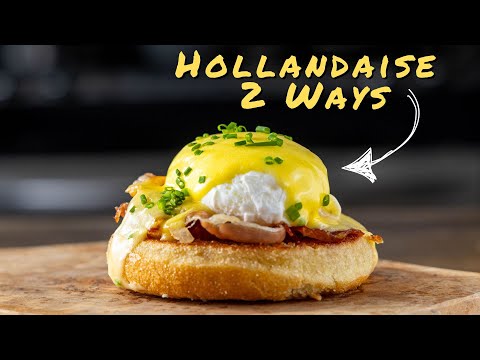 Hollandaise 2 Ways + Crispy Prosciutto Eggs Benedict From Scratch