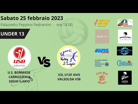 UNDER 13  - US BORMIESE CARROZZERIA SOSIO ILARIO vs V2L U13F AVIS VALSOLDA V36 - 11° GIORNATA