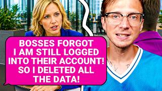 Bosses Forgot I'm Still Logged Into Their Account! I Deleted All My Intellectual Property & Quit