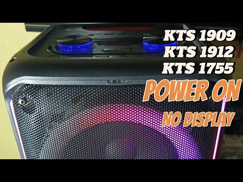 HOW TO REPAIR KTS 1909/1912/1755 BLUETOOTH SPEAKER POWER ON BUT no DISPLAY,Solution For You!