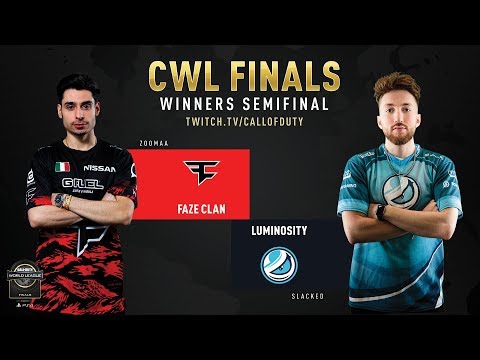 FaZe Clan vs Luminosity | CWL Finals 2019 | Day 2