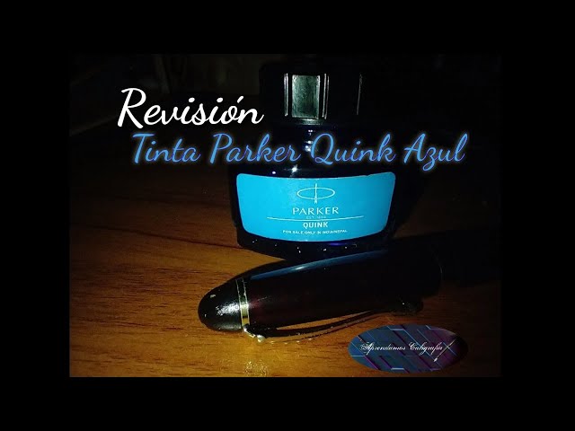 Vídeo relacionado con Cartuchos de recarga de tinta para plumas estilográficas Parker | Largo | Tinta QUINK azul | 5 unidades