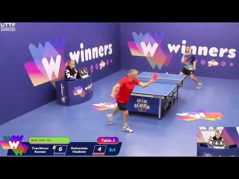 WINners CUP table 2  16.10 Tveritinov Roman - Kolomiets Vladimir 16:15