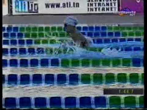 GIOCHI DEL MEDITERRANEO TUNISI 2001 200 RANA ORO CHIARA BOGGIATTO