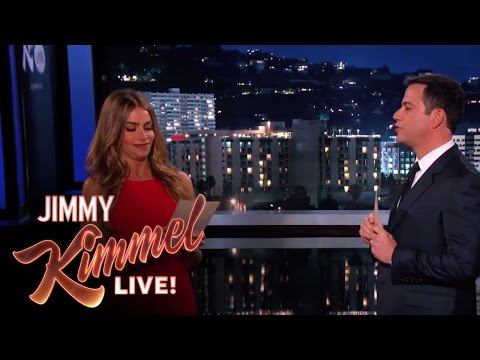 Sofia Vergara and Jimmy Kimmel Read Mean Internet Comments