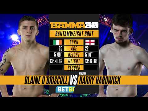 Blaine O'Driscoll vs Harry Hardwick full fight