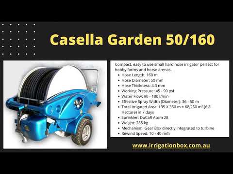 Casella Italy World's Strongest Hard Hose Travelling Irrigators