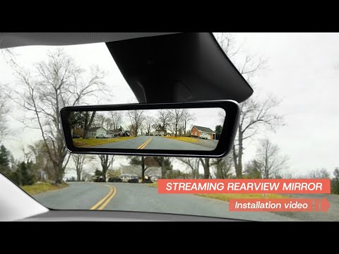 Tesla Model Y Juniper 2026 Rearview Mirror Upgrade & Installation | Streaming Mirror + HD Camera