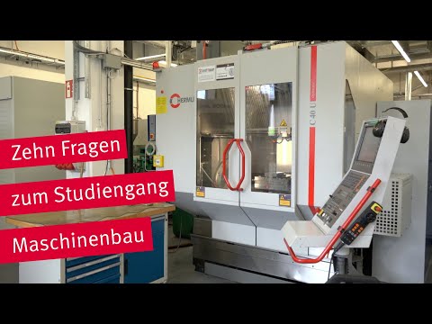 Vorstellung des Studiengangs Maschinenbau