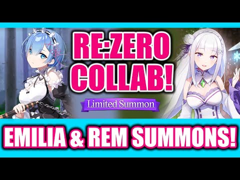 (Epic 7) Re:Zero Collab! Summoning for Emilia & Rem! Can We Get Them & Their Artifacts?!