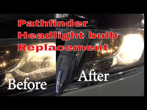 2013-2020 Nissan Pathfinder Headlight Bulb Replacement