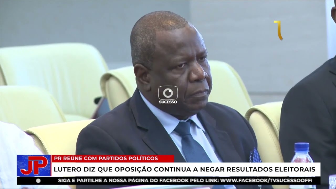 LUTERO SIMANGO INSISTE EM NÃO RECONHECE RESULTADOS ELEITORAIS